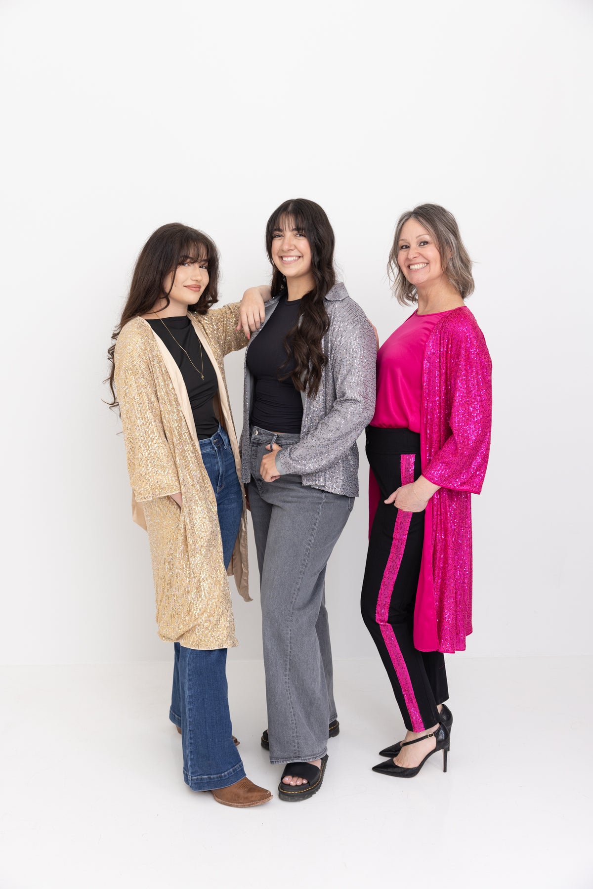 Gold Sequin Duster by JCJ