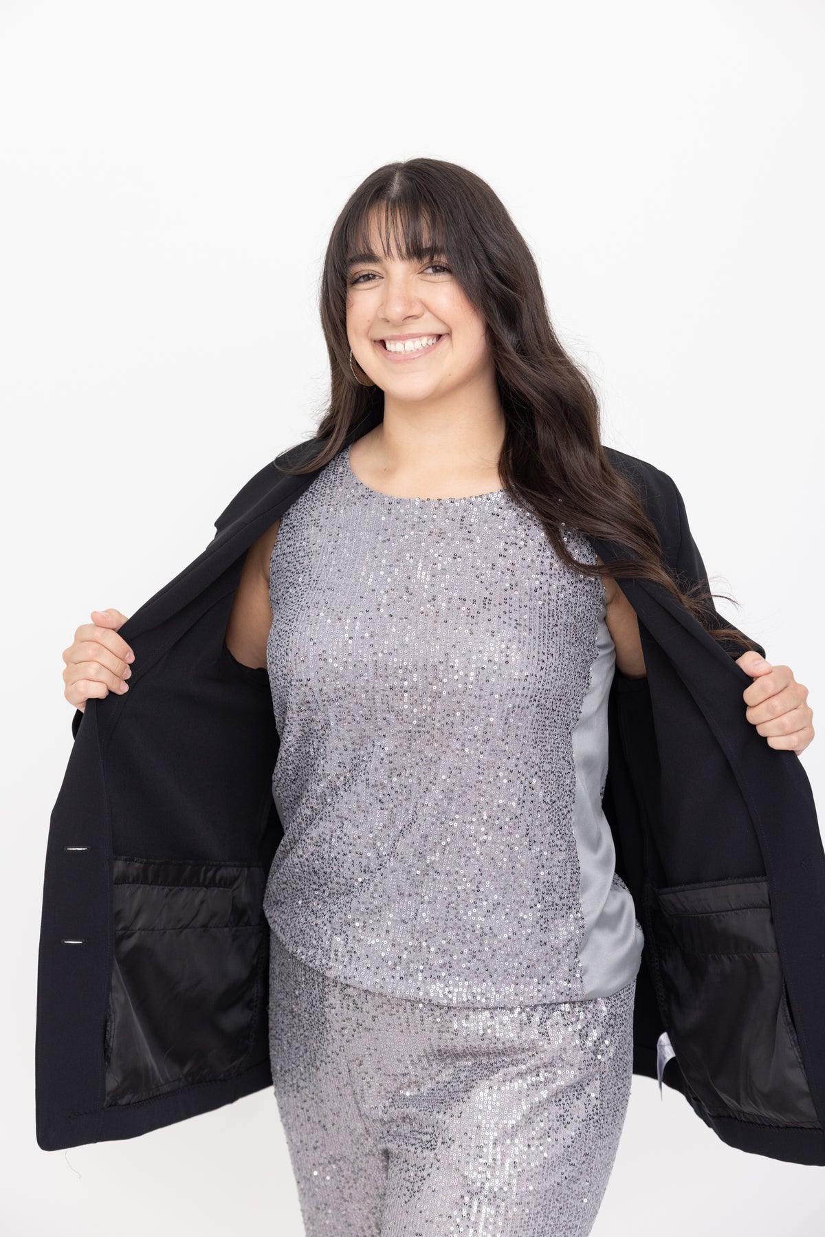 Silver Sequin Tank by JCJ