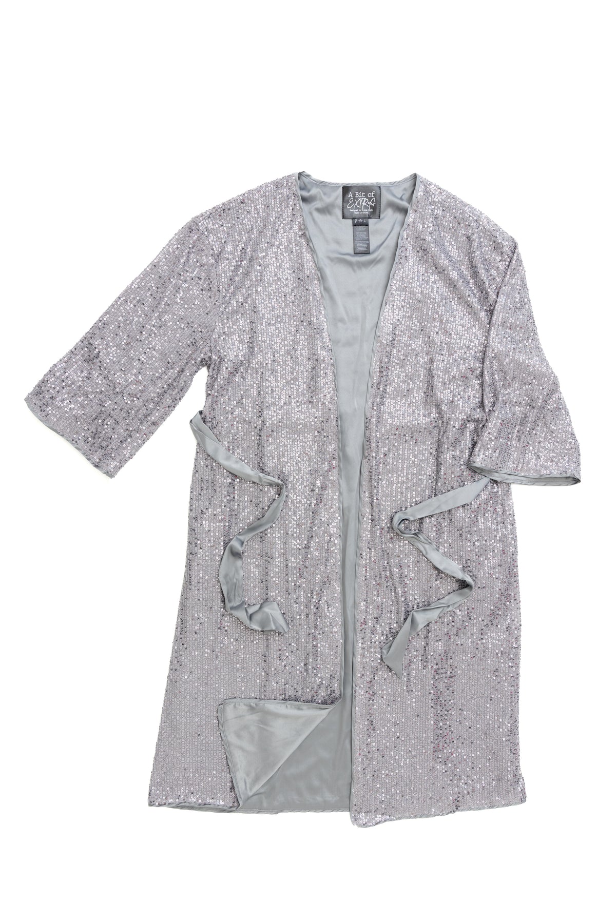 Silver Sequin Duster by JCJ