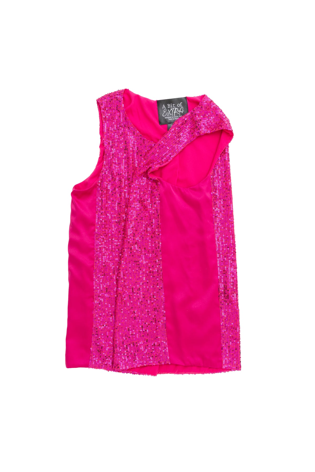 Fuchsia Sequin Tank by JCJ