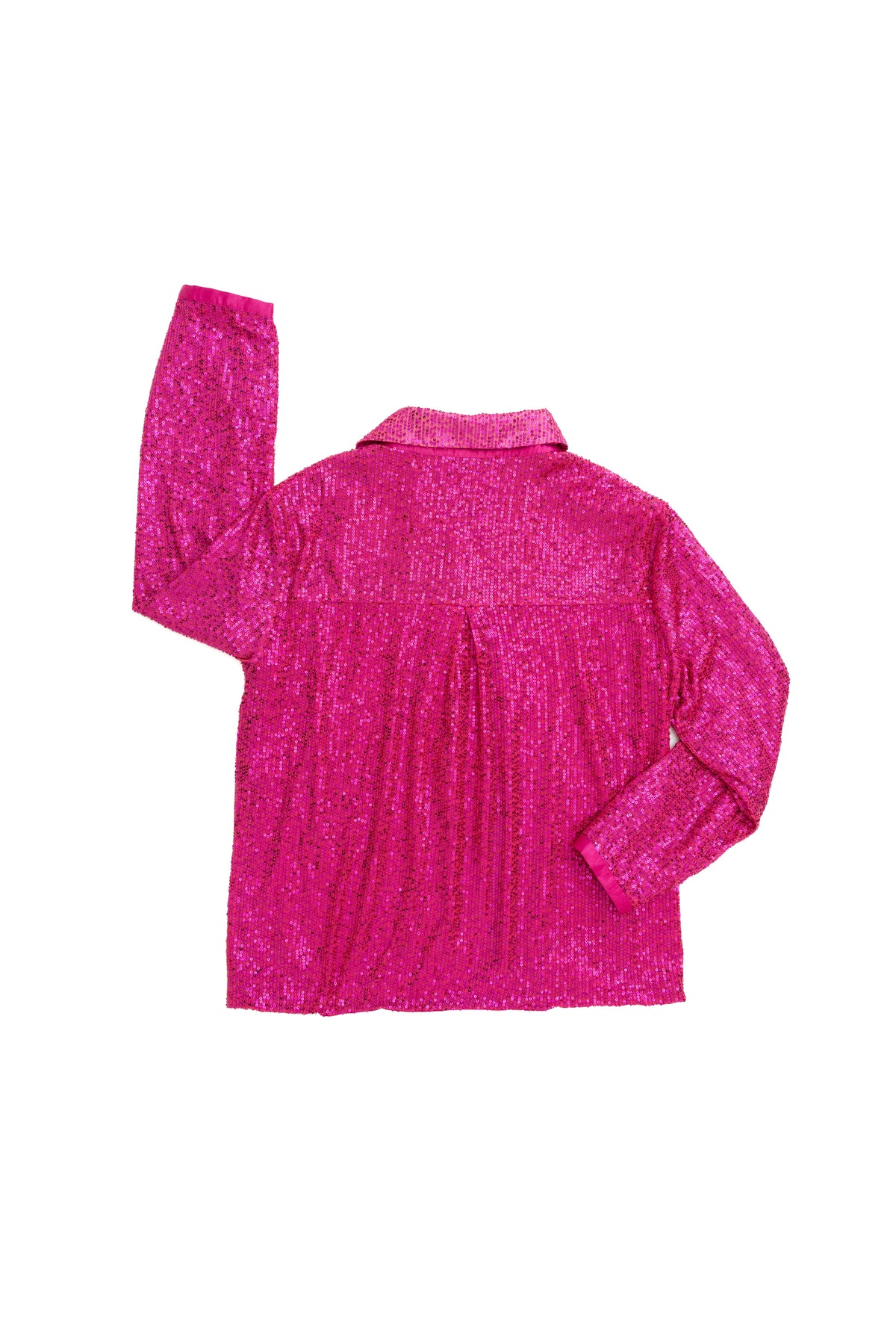 Fuchsia Sequin Shacket by JCJ