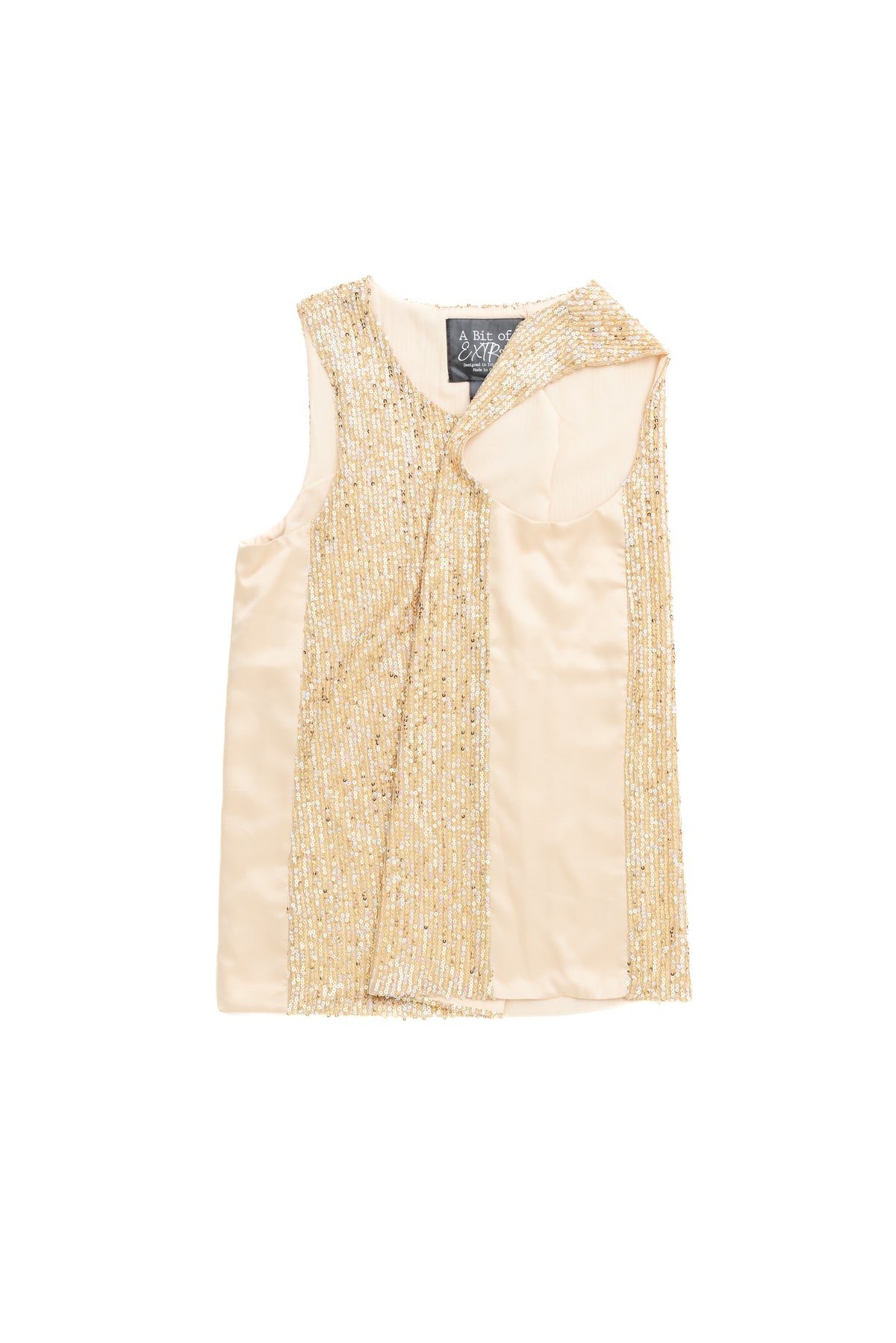 Gold Sequin Tank by JCJ