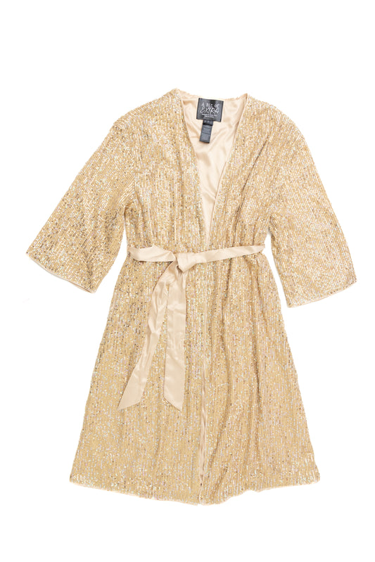 Gold Sequin Duster by JCJ