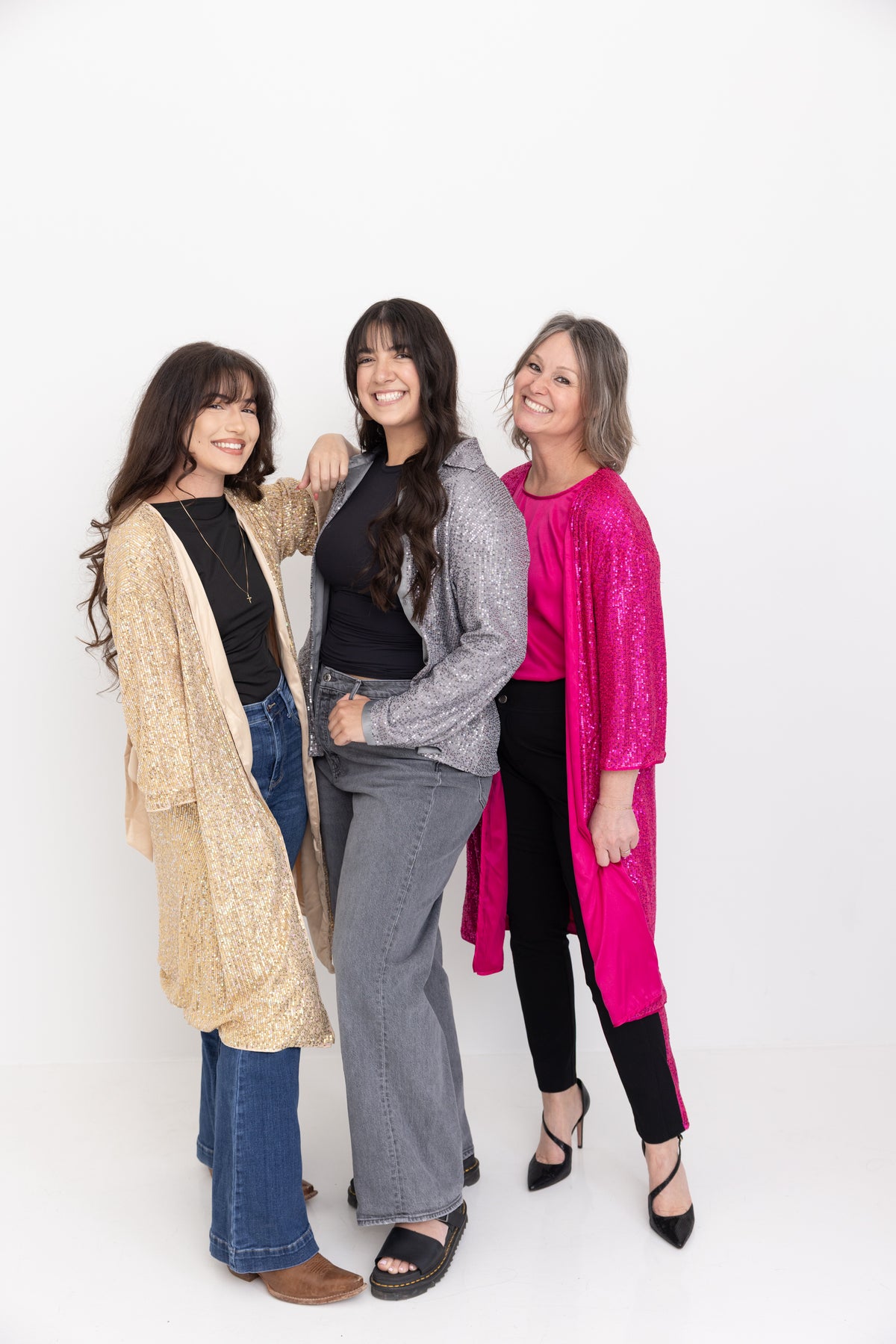 Silver Sequin Duster by JCJ